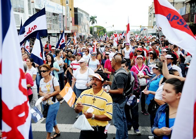 Huelga de profesores, Costa Rica