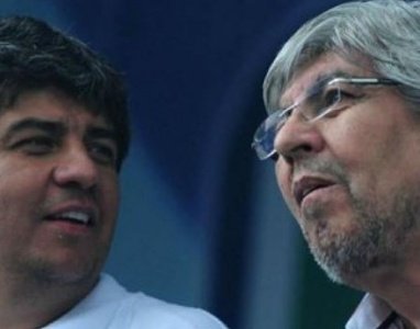 Hugo y Pablo Moyano