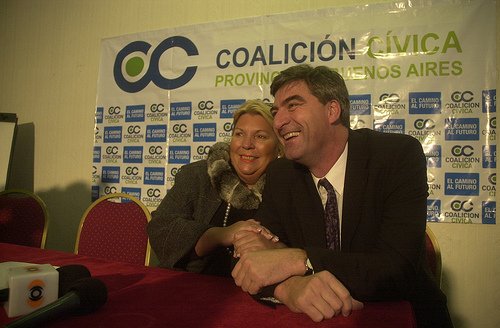 Javier Mor Roig y Elisa Carrió
