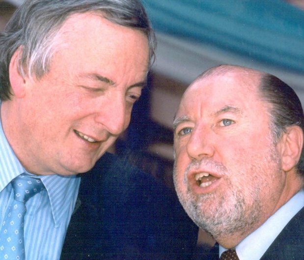 Jorge Busti y Néstor Kirchner