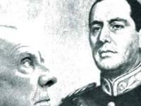 Jorge Luis Borges y Juan Domingo Perón