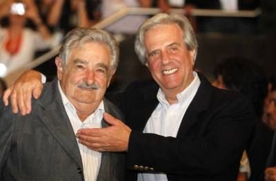 José Mujica y Tabaré Vásquez