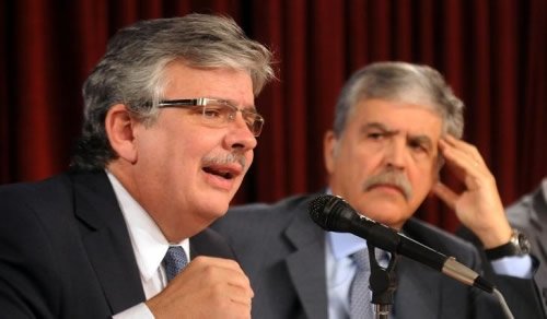 Juan Pablo Schiavi y Julio De Vido