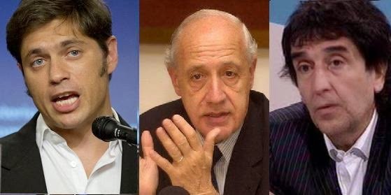 Kicillof, Lavagna y Melconian