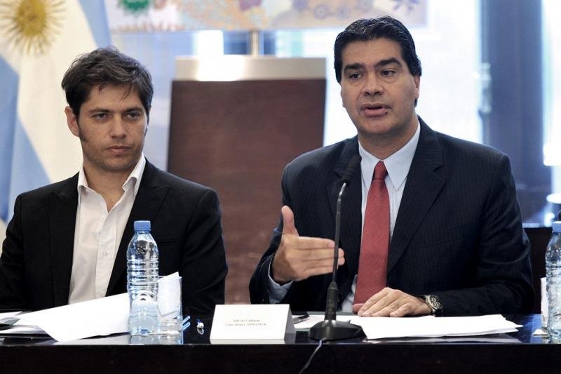 Axel Kicillof y Jorge Milton Capitanich