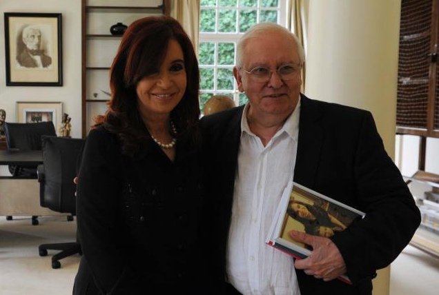 Ernesto Laclau y Cristina Kirchner