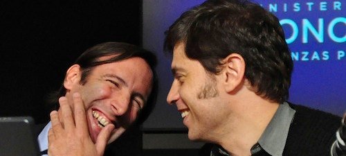 Hernán Lorenzino y Axel Kicillof