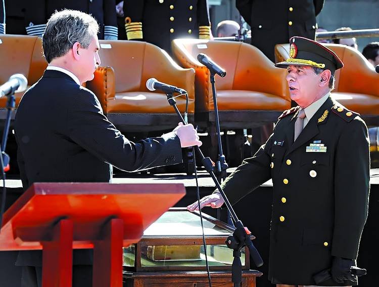 Agustín Rossi y Gen. Luis María Carena