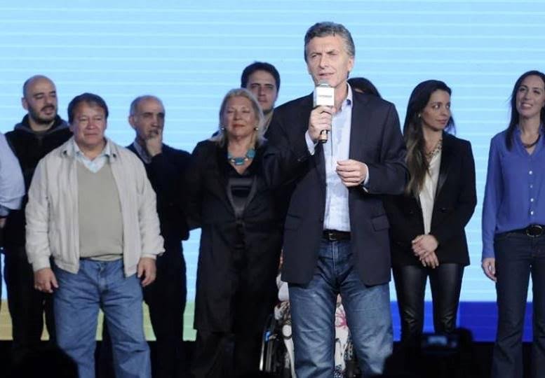 Cambiemos: Macri, Vidal, Carrió, Flores y Alvarez