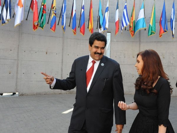 Nicolás Maduro y Cristina Kirchner