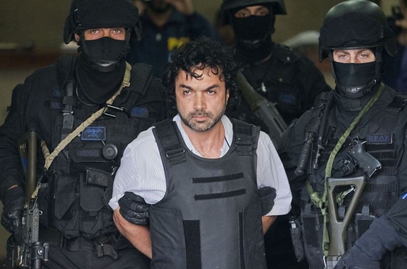 Narco colombiano detenido