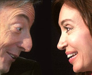 Néstor y Cristina Kirchner