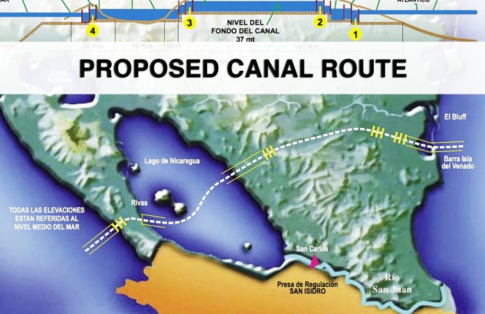 Nicaragua, proyecto de canal interoceánico