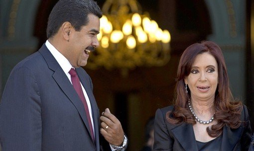Nicolás Maduro y Cristina Kirchner