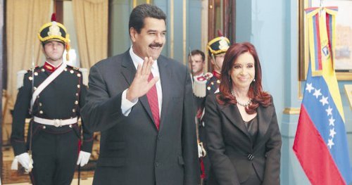 Maduro y Cristina Kirchner