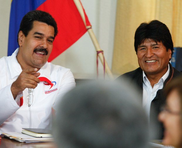 Nicolás Maduro y Evo Morales