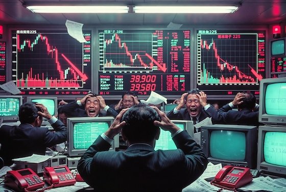 Nikkei 225, Crisis en Japón, Oriente Medio, Tokio