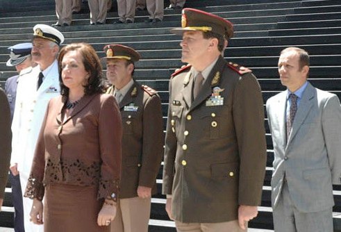 Nilda Garré y César Milani