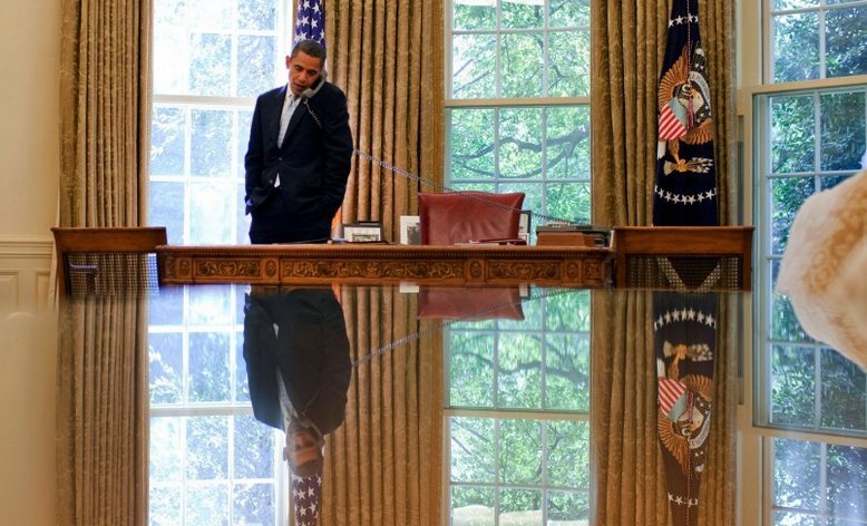 Obama en la Casa Blanca, Newscom