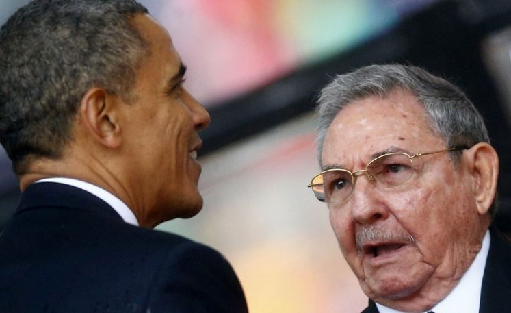Barack Obama, Raúl Castro (TeleSur)