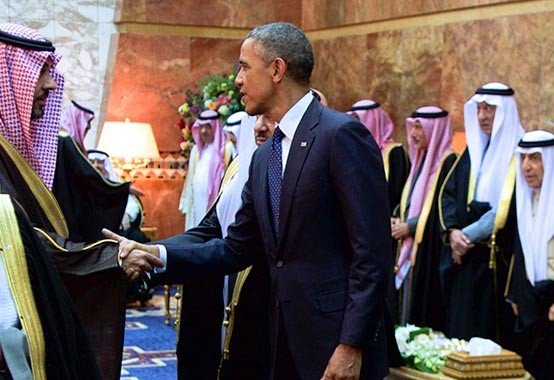 Barack Obama y sauditas