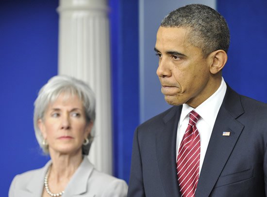 Sebelius y Obama