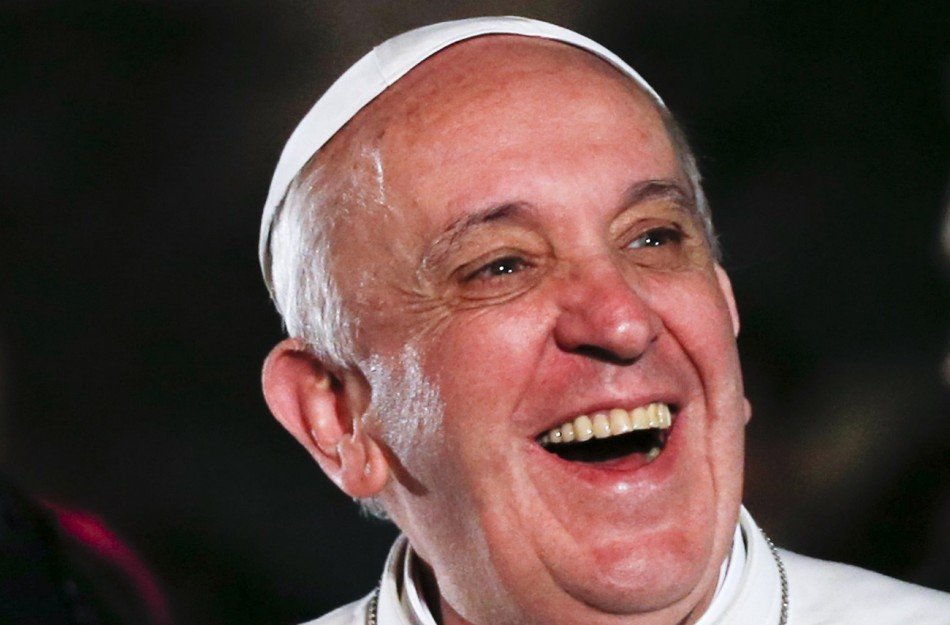 Papa Francisco, risas