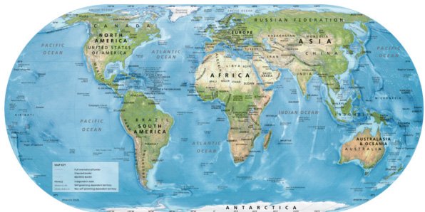 Mapa del Mundo