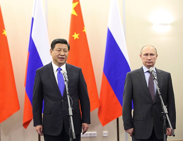 Vladimir Putin en China