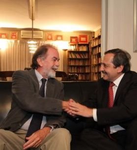Ricardo Alfonsín y Javier González Fraga