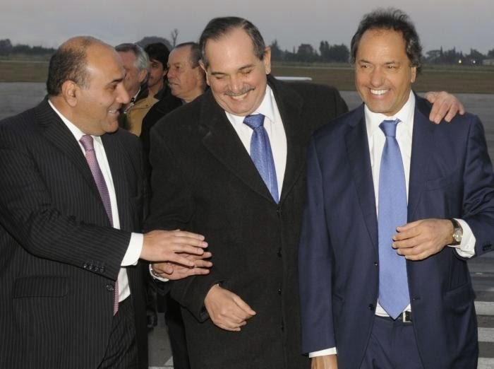 Scioli, Alperovich, Manzur