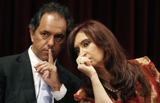 Scioli y Cristina Kirchner