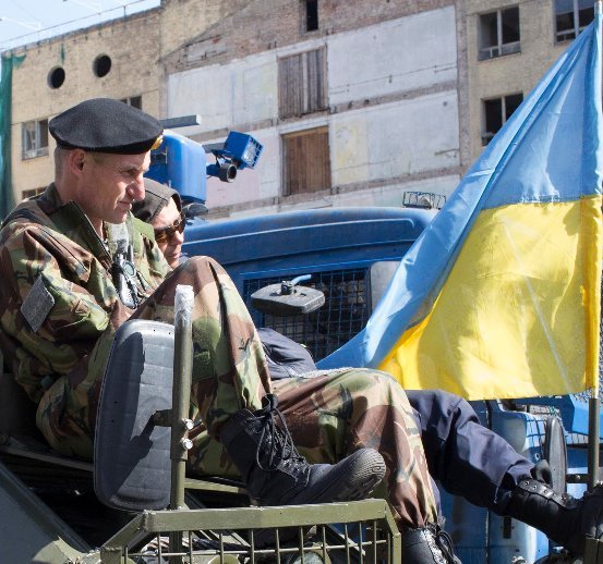 Soldado en Ucrania