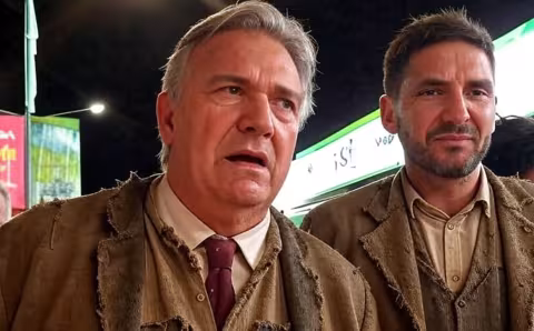 Martín Llaryora y Maximiliano Pullaro
