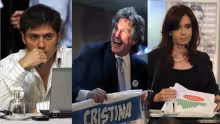 Axel Kicillof, Amado Boudou, Cristina Kirchner | Clarín