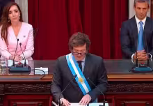 Javier Milei en el Congreso