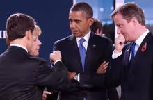 Barack Obama, junto a líderes europeos - Foto: Agencia Xinhua, China