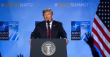 Donald Trump, OTAN