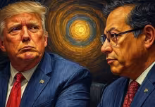 Donald Trump y Gustavo Petro