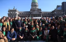 Aborto; foto Cambiemos, Congreso de la Nación