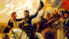 Abrazo de Maipú, Batalla de Maipú