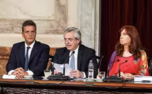 Alberto Fernández, Sergio Massa, Cristina Kirchner, Sesiones ordinarias del Congreso de la Nación