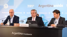 Alberto Fernández, Rodríguez Larreta, Axel Kicillof