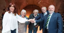 Plaza de Mayo, Lula, Pepe Mujica, Cristina Kirchner, Alberto Fernández, Corrupción latinoamericana