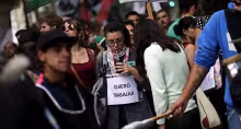 Argentina, piqueteros kirchneristas