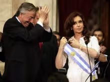 Cristina Fernández y Néstor Carlos Kirchner