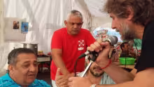 Boudou y D'Elía