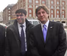 Amado Boudou y Diego Bossio