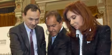 Pablo Bruera, Daniel Scioli, Cristina Kirchner