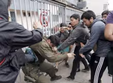 Chile, Carabinero atacado, Violentistas, Terrorismo, Santiago, Violencia